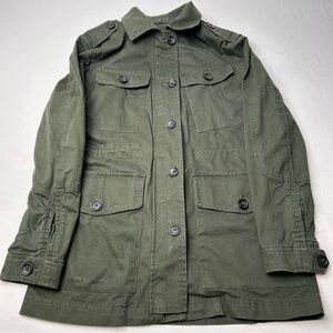 Banana Republic Olive Green Military Style Jacket